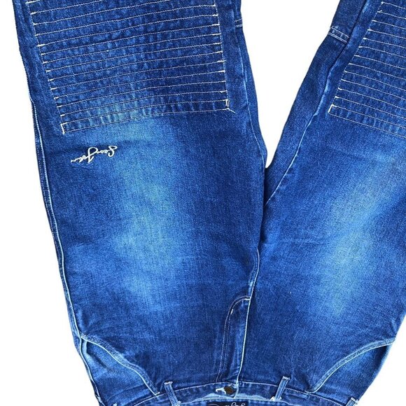 VINTAGE Sean John Jeans Size 38 Blue - Picture 8 of 9